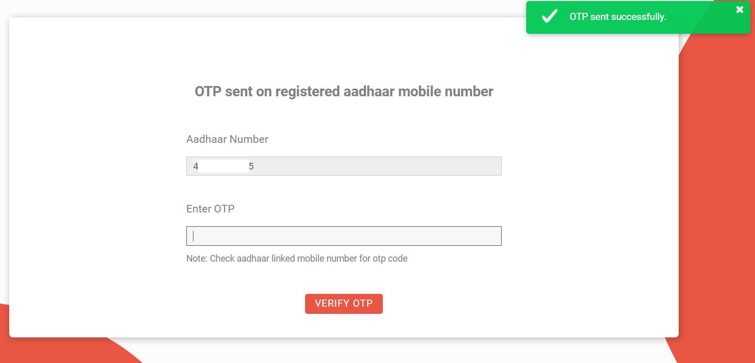 OTP SMS API KYC verified