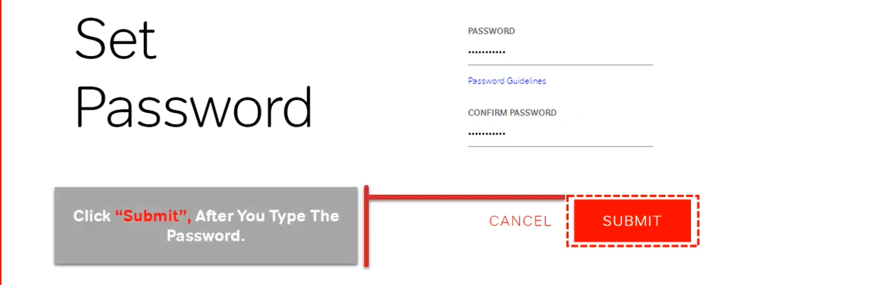 Setting Password for DLT process