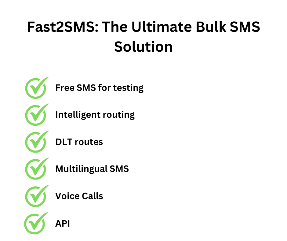 Fast2SMS The Ultimate Bulk SMS Solution