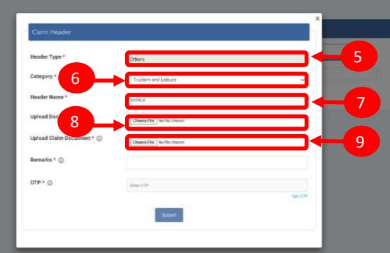 Claim header ID at smart ping 3