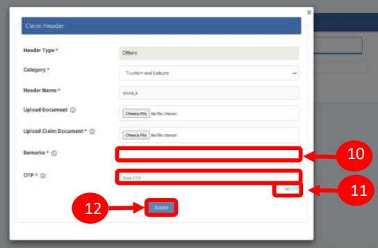 Claim header id at smart ping 4