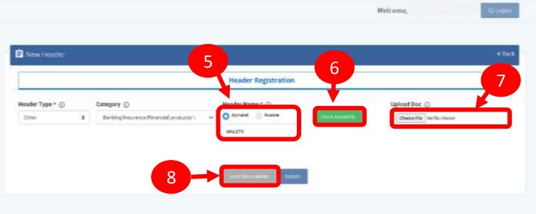 Header ID at smart ping 2